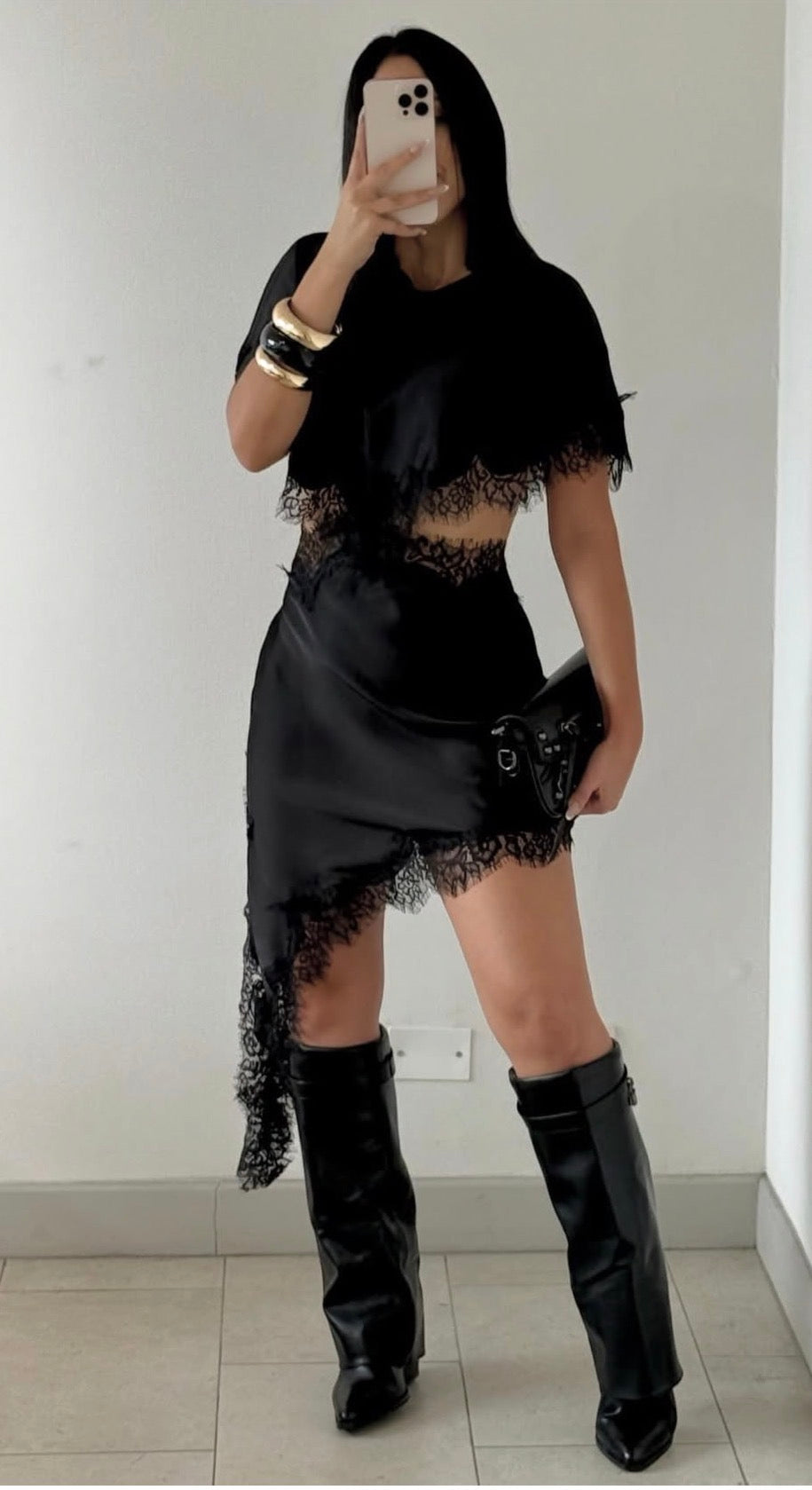 Satin dress