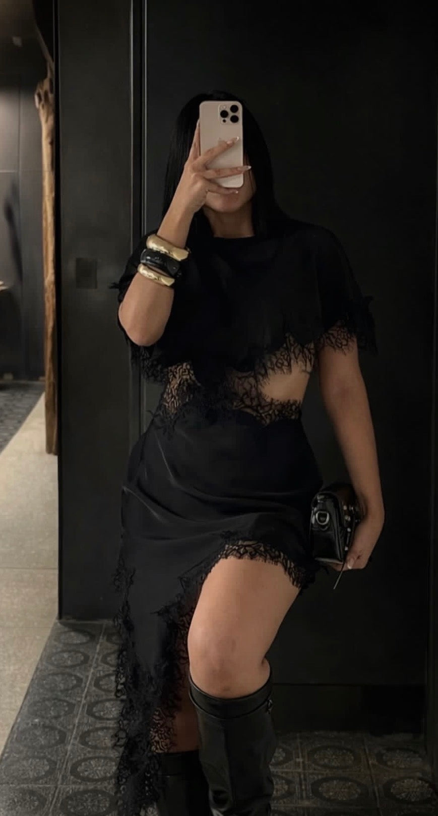 Satin dress