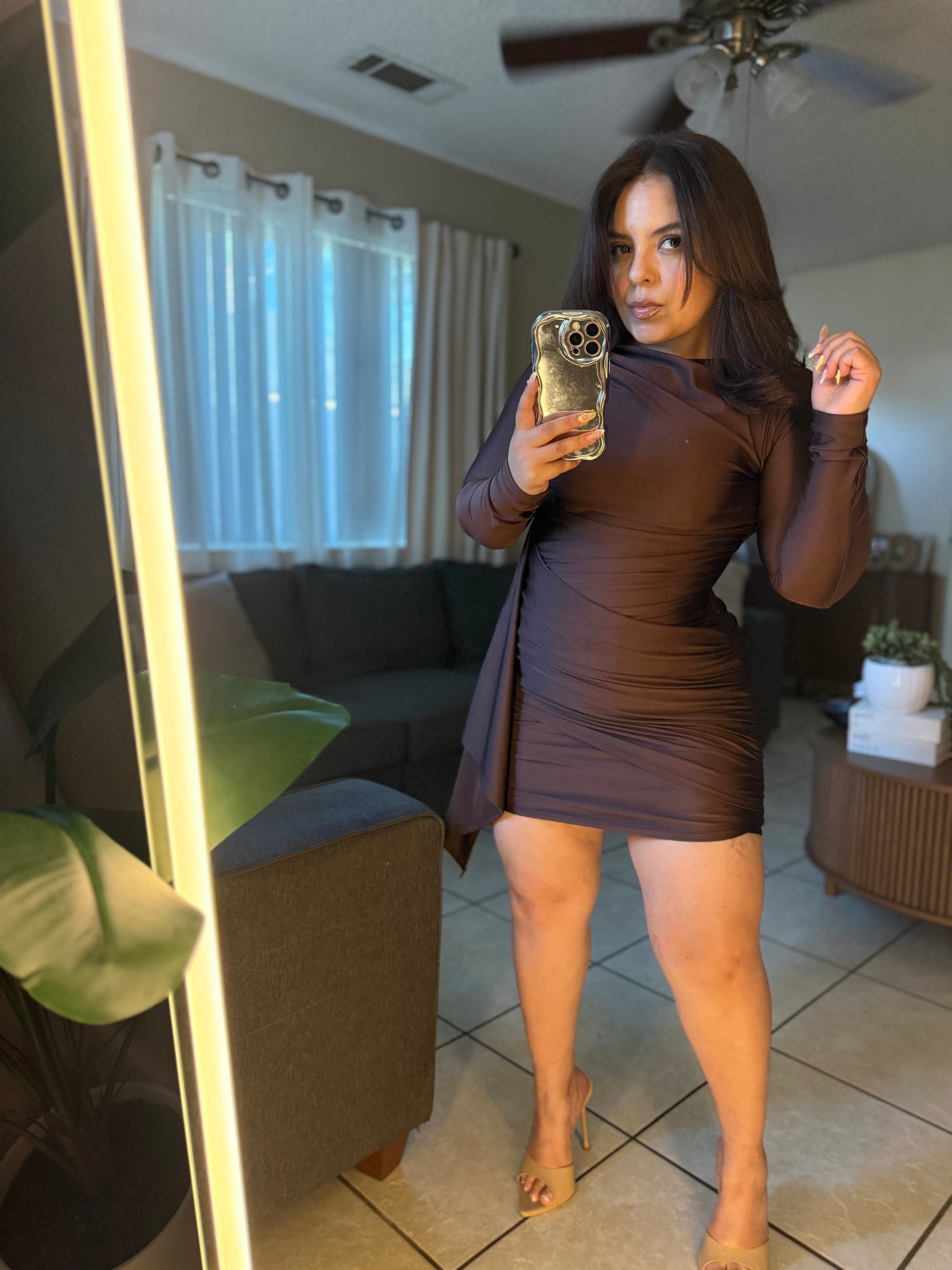 Brown dress