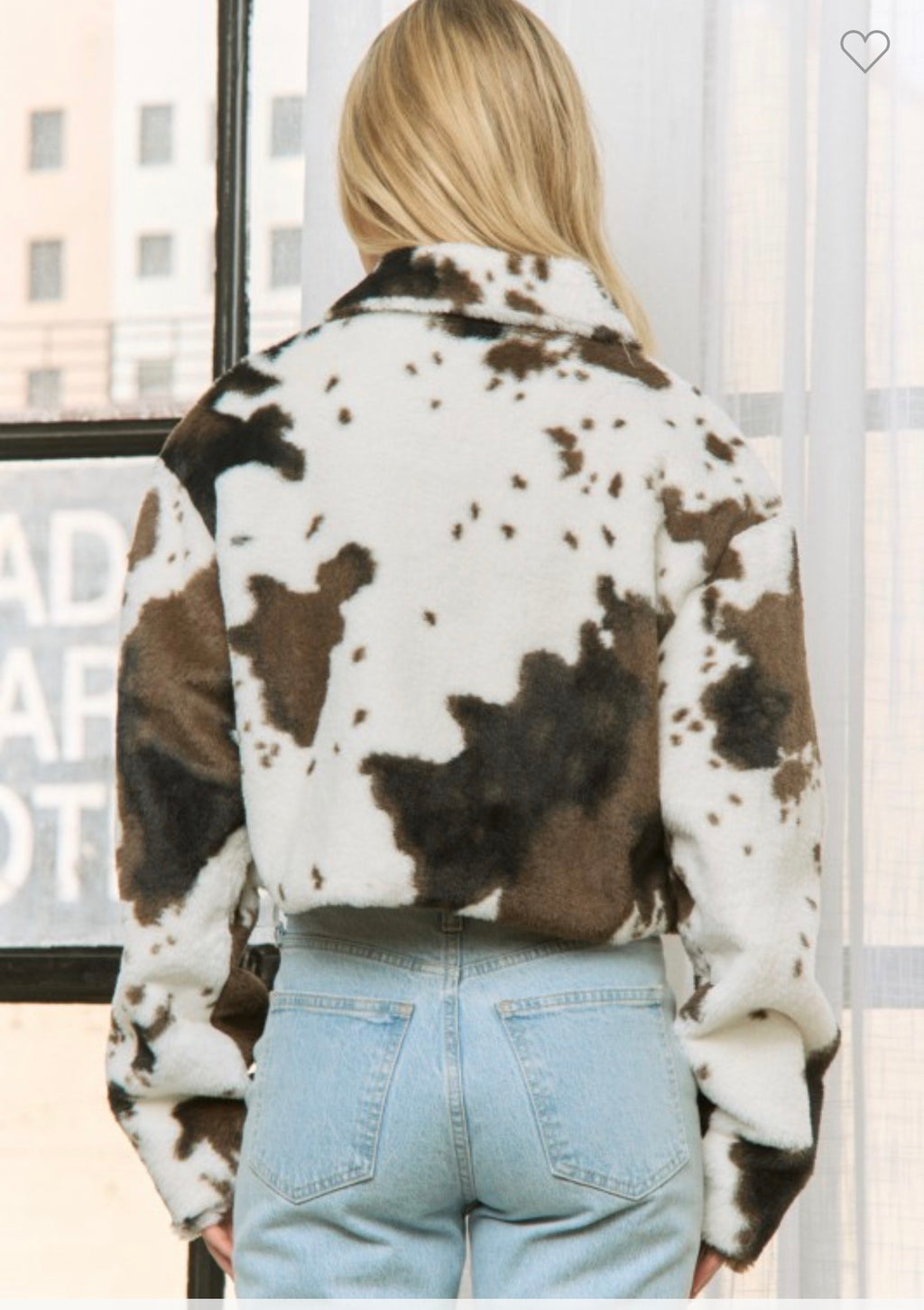 Jacket cow print