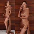 Gold dress