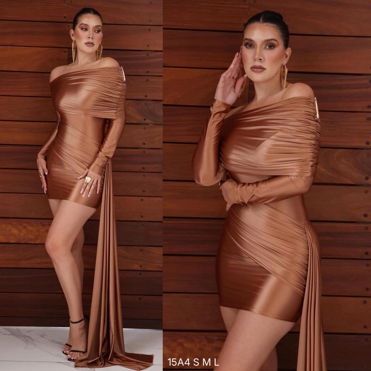 Gold dress