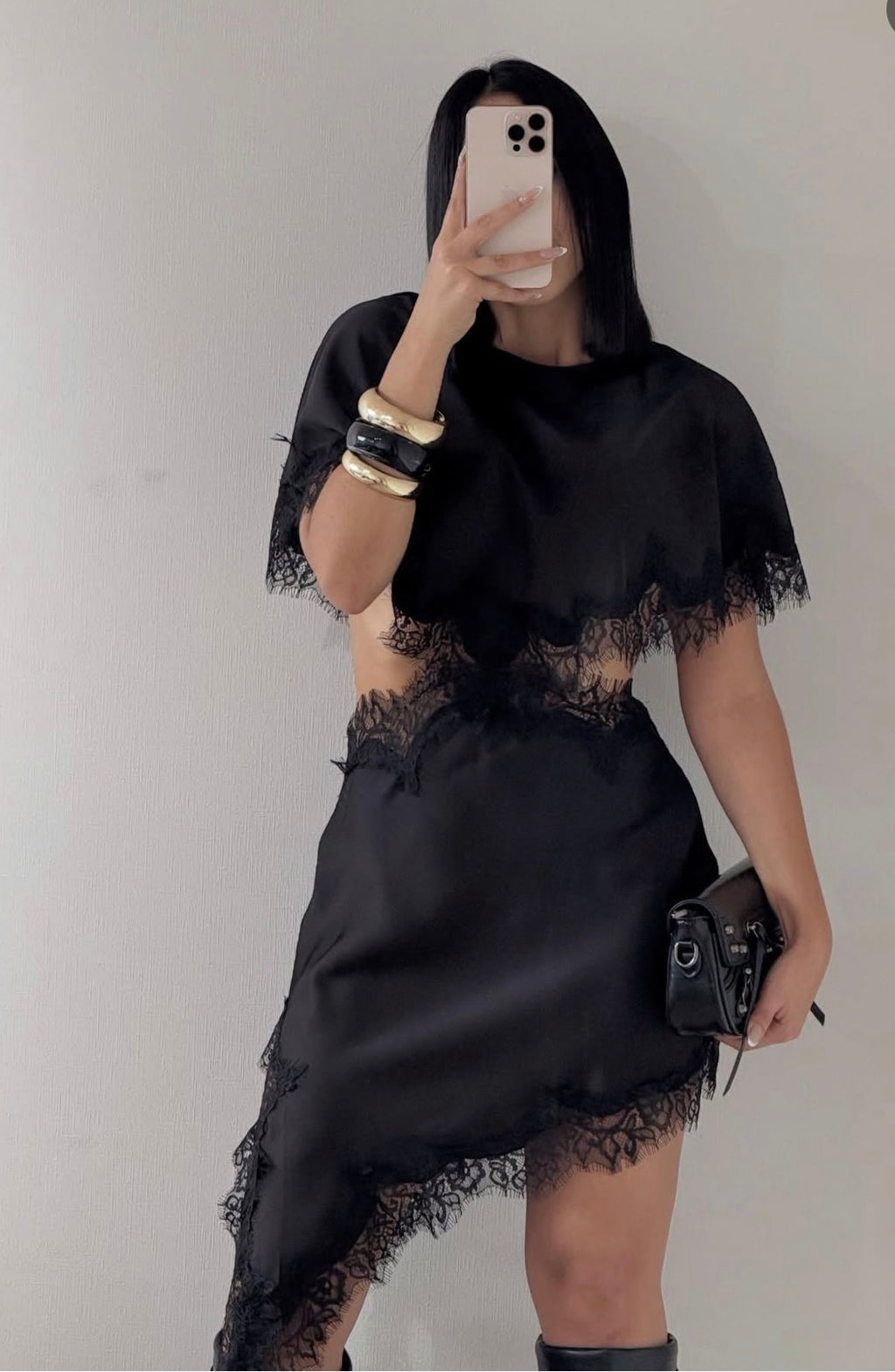 Satin dress