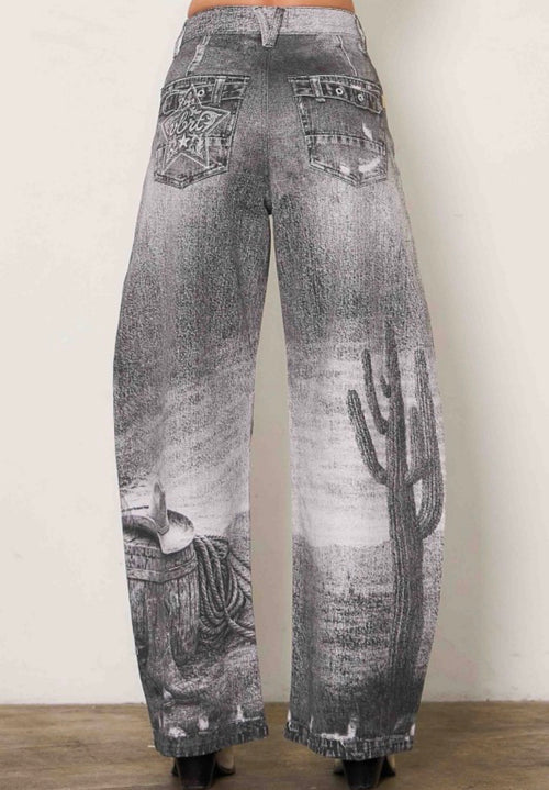 Black cowgirl pants