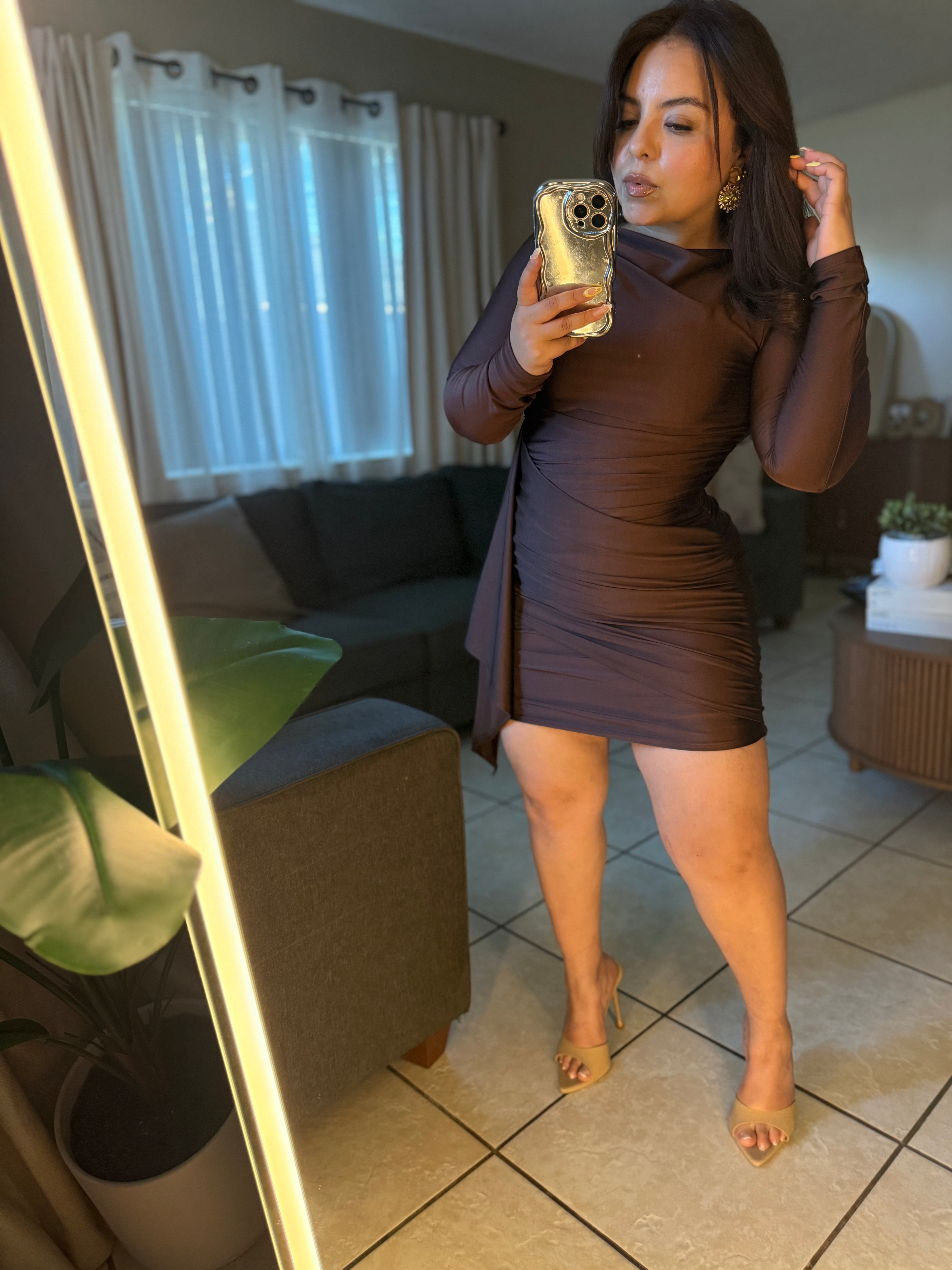 Brown dress