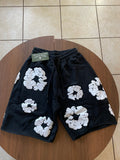 Denim tear shorts