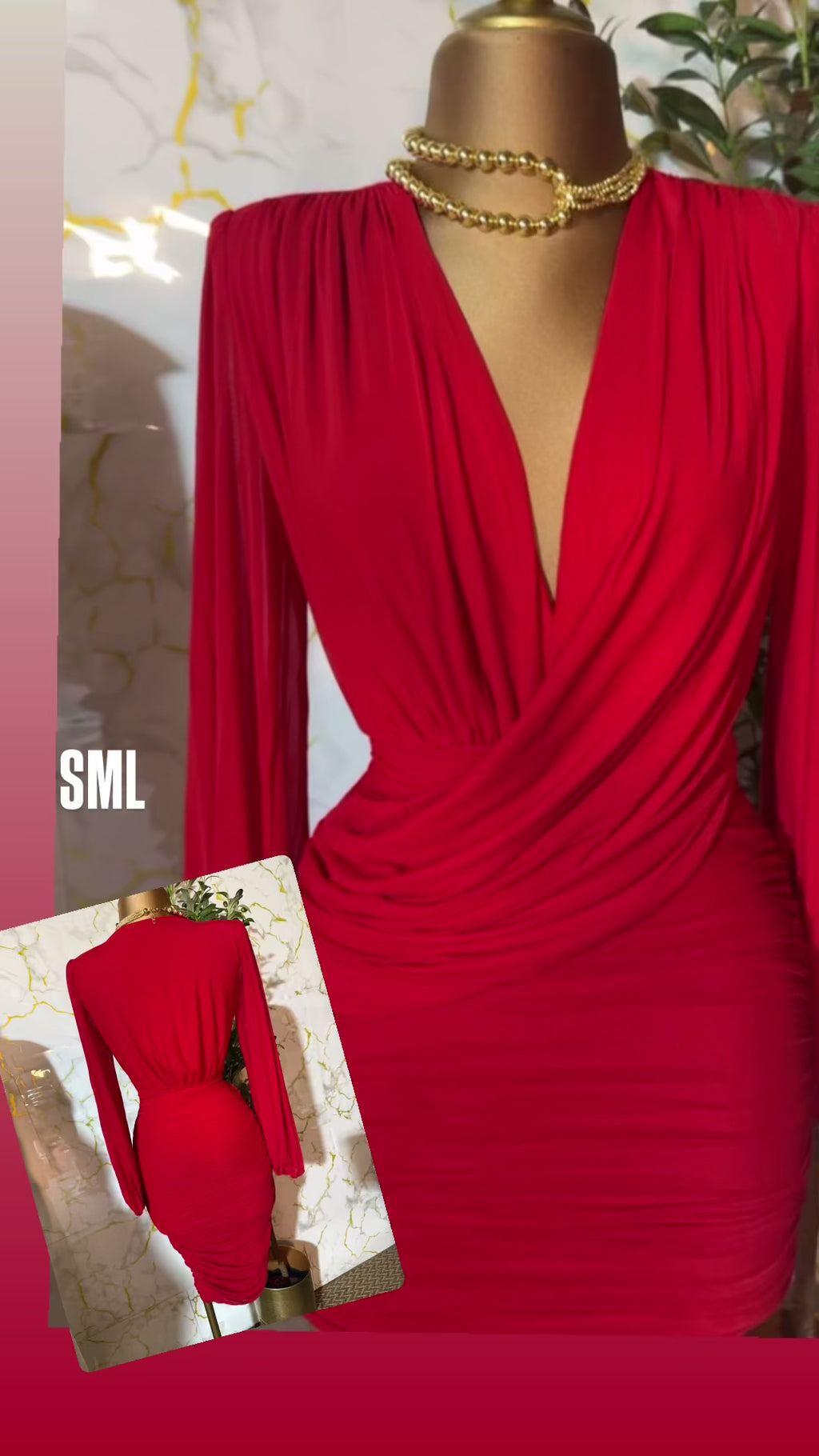 Red dress